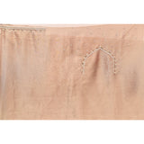 Antique Gold Hand Embroidered Georgette Saree With Floral Bouquet Motifs