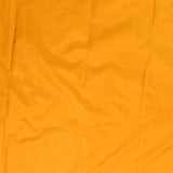 Mustard Yellow Copper Zari Paisley Butti Pure Silk Banarasi Saree With Oval Medallion Border