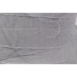 Charcoal Grey Geometric Weave Saree With Hand Embroidered Beaded Border