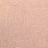 Rose Gold Crinkle Georgette Saree With All Over Hand Embroidered Sequin Floral Design