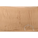 Golden Beige Georgette Saree With Heavy Hand Embroidered Sequin Border