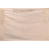 Champagne Gold Hand Embroidered Sequin Fern Pallu Saree