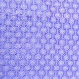 Purple Organza Saree With Bandhani Print And Mirror Work Border