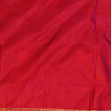 Magenta Gold Zari Large Lotus Floral Jaal Pure Silk Banarasi Saree