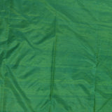 Emerald Green Gold Zari All-Over Floral Rose Vine Pure Silk Banarasi Saree With Chevron Border