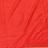 Red Gold Zari Meenakari Chevron Butti Pure Silk Banarasi Saree With Dense Gold Floral Jaal Pallu
