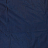 Deep Navy Blue Gold Zari Meenakari Paisley Vine Pure Silk Banarasi Saree With Dense Gold Floral Pallu