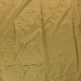 Mustard Yellow And Olive Green Gold Zari Floral Jaal Pure Silk Banarasi Saree With Contrast Pallu