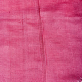 Dusty Rose Pink Tussar Silk Saree With Minimal Diamond Mukaish Butti & Blue Applique Geometric Pallu