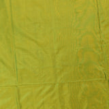 Mehendi Green Gold Zari Chevron Meenakari Butti Pure Silk Banarasi Saree With Heavy Gold Pallu