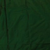 Deep Emerald Green Copper Zari Large Floral Bouquet Pure Silk Banarasi Saree With Dense Floral Pallu