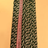 Dark Hunter Green Silver Zari Floral Spray Pure Silk Banarasi Saree With Contrast Hot Pink Pallu