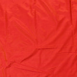 Tomato Red Gold Zari Large Leaf Bouquet All Over Pure Silk Banarasi Saree With Ogee Floral Pallu