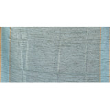 Light Blue With Meenakari Floral Border On Chanderi Saree