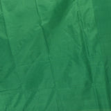 Peach Orange Silver Zari Ogee Floral All Over Pure Silk Banarasi Saree With Contrast Emerald Green Arch Pallu