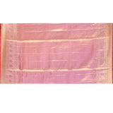 Lavender And Gold Tissue Kanjivaram Silk Saree With Woven Zari Pallu