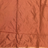 Brick Brown Copper Zari Floral Butti Pure Silk Banarasi Saree With Heavy Woven Border