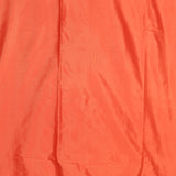 Peach Orange Banarasi Silk Saree With Gold Zari Floral Jaal Weave & Gold Tissue Pallu