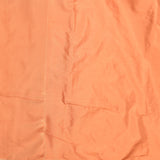 Olive Green And Peach Copper Zari Floral Jaal Pure Silk Banarasi Saree With Contrast Pallu