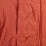 Rust Brown Copper Zari Floral Jaal Pure Silk Banarasi Saree With Heavy Woven Border