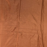 Dark Brown Copper Zari Floral Jaal Pure Silk Banarasi Saree With Contrast Gold Pallu
