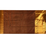 Elegant Mauve With Gold Zari Woven Pallu And Maroon Border Kanjivaram Silk Saree