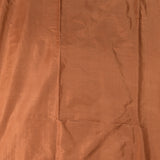 Dark Brown Copper Zari Floral Jaal Pure Silk Banarasi Saree With Contrast Gold Pallu