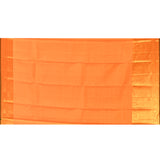 Radiant Orange With Gold Zari Woven Border Kanjivaram Silk Saree