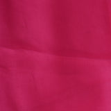Rani Pink Organza Saree With Gold Embroidered Floral Booti And Ribbon Border