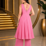 Bubblegum Pink Georgette Anarkali Set