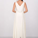 Ivory Floral Embroidered Anarkali Set