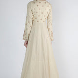 Ivory Gold Sequin Embroidered Anarkali Set