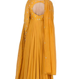 Marigold Zardozi Anarkali Set