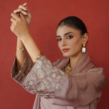 Mauve Rose Cuff Kurti