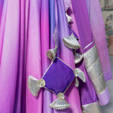 Deep Teal Velvet & Sequined Lehenga Set
