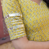 Citrine Mirror-Trail Anarkali Set