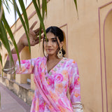 Rosewash Ivory Anarkali Set