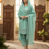 Sage Mint Embroidered Salwar Set