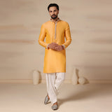 Amber Pearl Placket Kurta