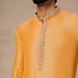 Amber Pearl Placket Kurta