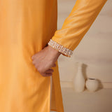 Amber Pearl Placket Kurta