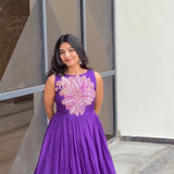 Violet Bloom Gown
