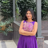Violet Bloom Gown
