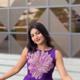 Violet Bloom Gown