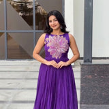 Violet Bloom Gown