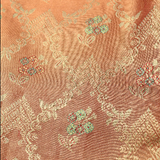 Crimson Bloom Kanjivaram Silk Saree With Gold Zari Weave