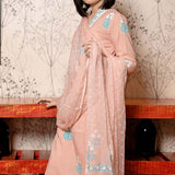 Hand Block Printed Rose Pink Cotton Kurta Set