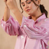 Flamingo Pink Santoon Co-Ord Set