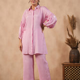 Blush Pink Santoon Co-Ord Set