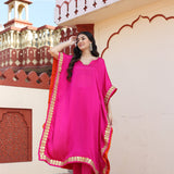 Hot Pink Kaftan Set